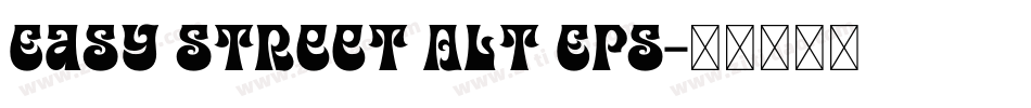 Easy Street Alt EPS字体转换